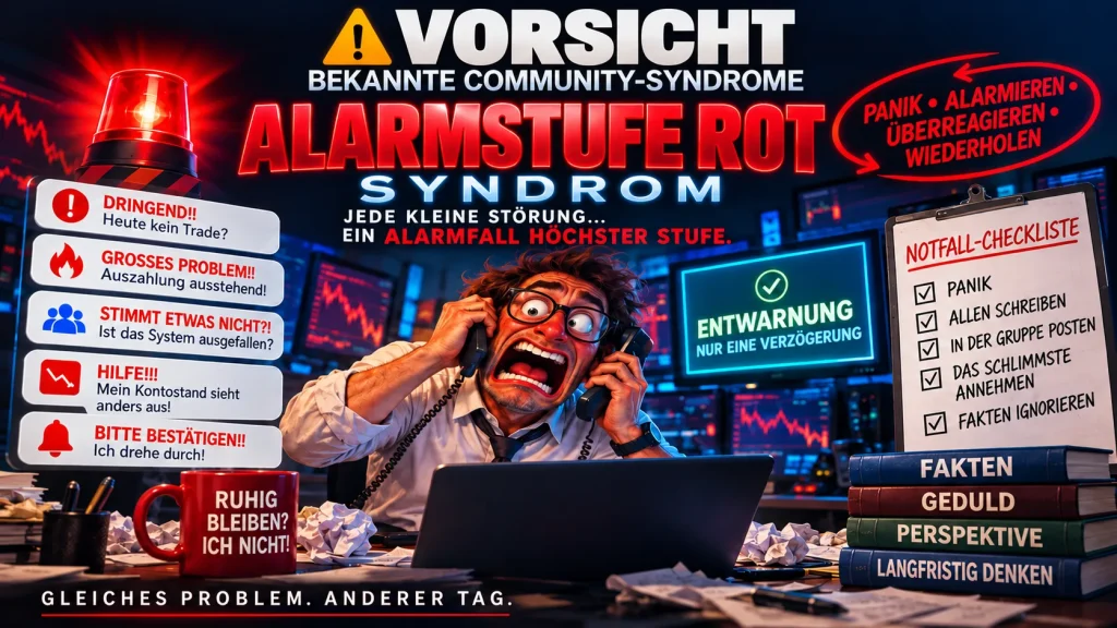 Alarmstufe-Rot-Syndrom: Jede kleine Störung ein Alarmfall höchster Stufe – Fakten, Geduld, Perspektive